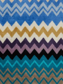 Alfombras De Baño|Mantas></noscript>Missoni Alfombrilla de baño Giacomo Multicolor, tonos beige, turquesa y azules