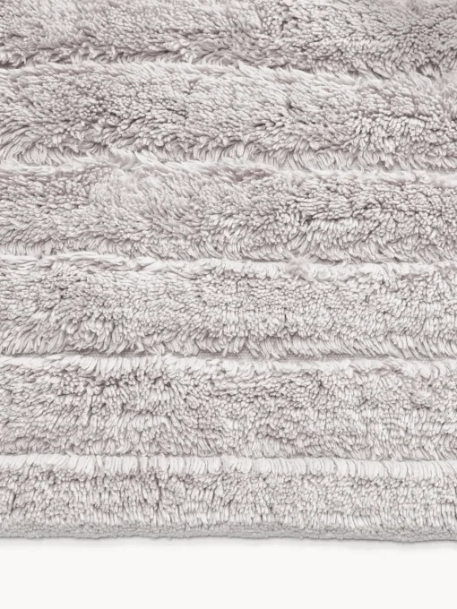 Alfombras De Baño|Mantas>Westwing Collection Alfombrilla de baño mullida Bailey Gris claro