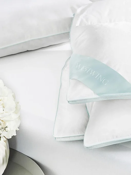 Mantas|Almohadas>Westwing Collection Almohada de plumas Standard, firmeza media