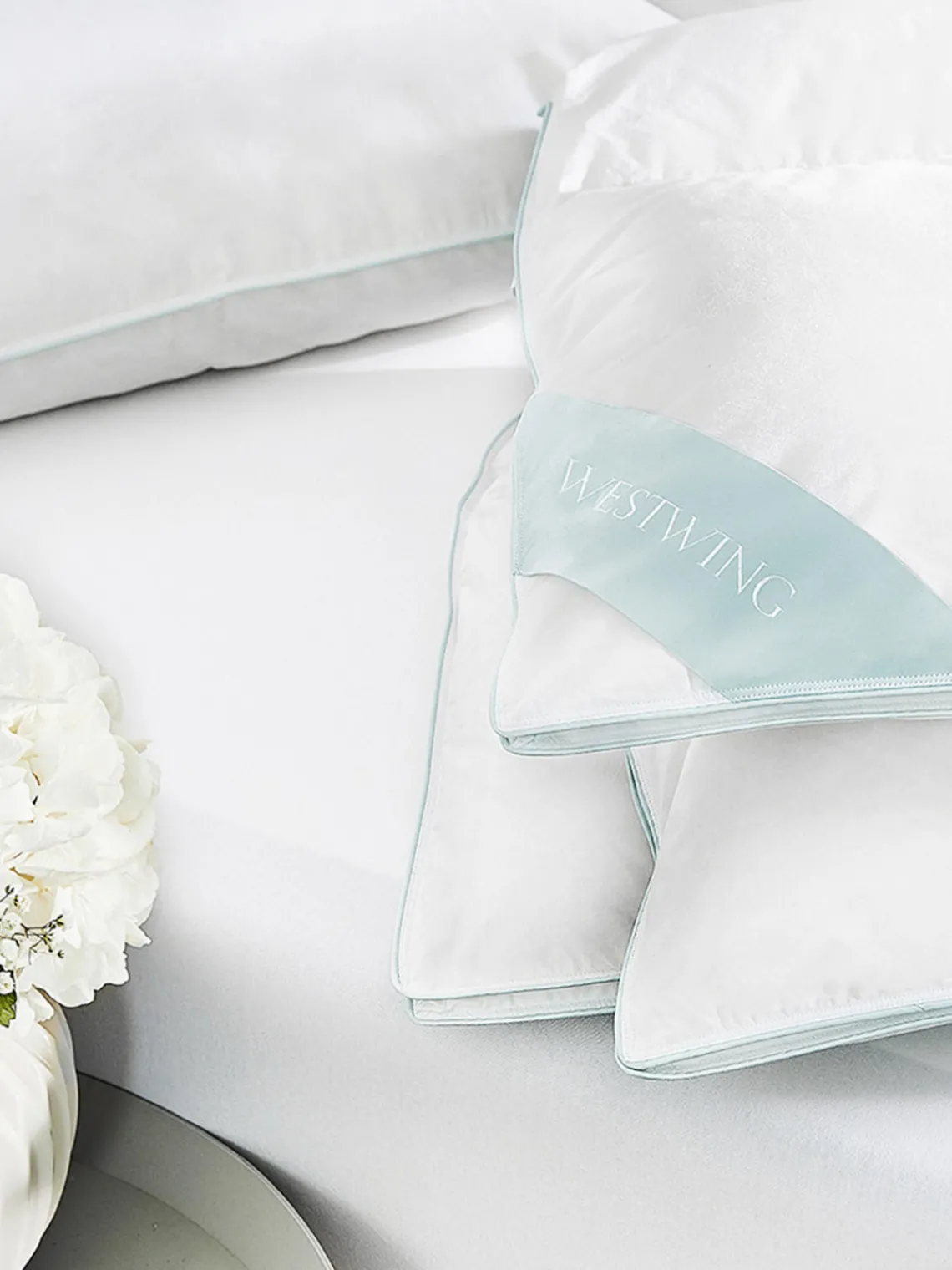 Almohadas|Almohadas>Westwing Collection Almohada de plumas Standard, firmeza media