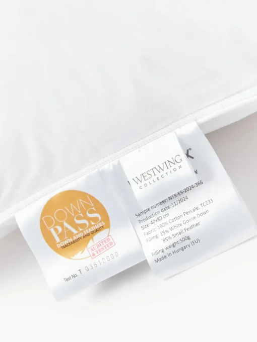 Almohadas|Mantas>Westwing Collection Almohada muy de plumas y plumón Tibor Firme