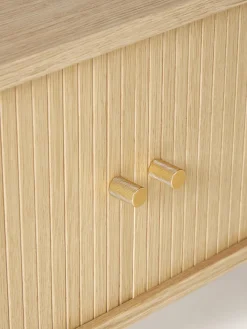 Muebles De Tv|Muebles De Tv></noscript>Westwing Collection Aparador acanalado Calary Madera clara
