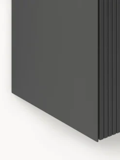 Muebles De Tv|Muebles De Tv></noscript>Westwing Collection Aparador con frente acanalado Shea Gris oscuro