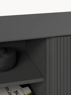 Muebles De Tv|Muebles De Tv></noscript>Westwing Collection Aparador con frente acanalado Shea Gris oscuro