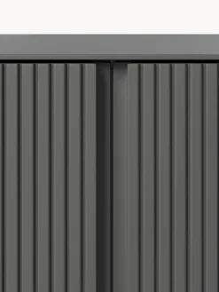 Muebles De Tv|Muebles De Tv></noscript>Westwing Collection Aparador con frente acanalado Shea Gris oscuro