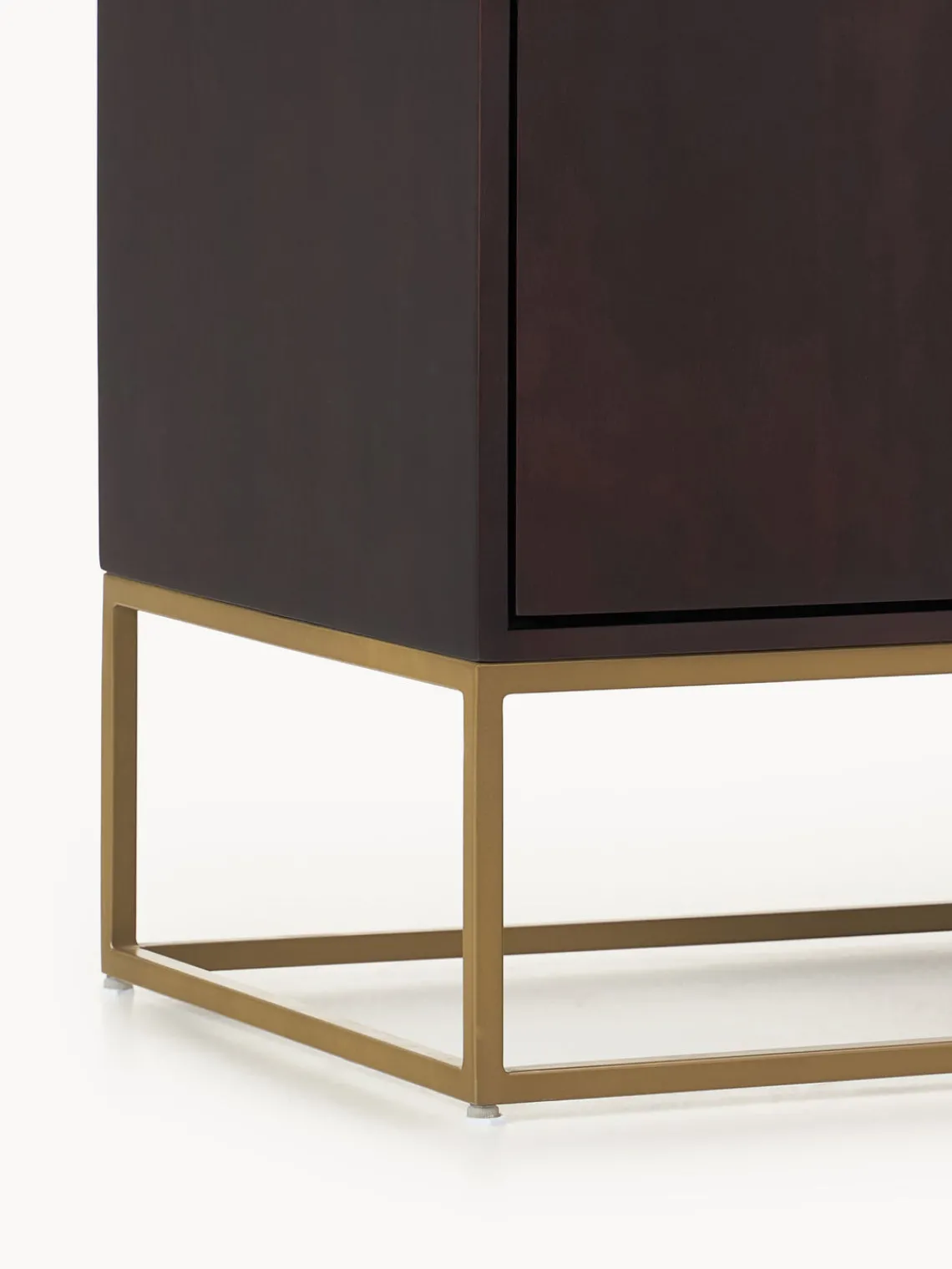 Muebles De Tv|Muebles De Tv>Westwing Collection Aparador de madera de mango Lyle Madera de mango oscura, dorado