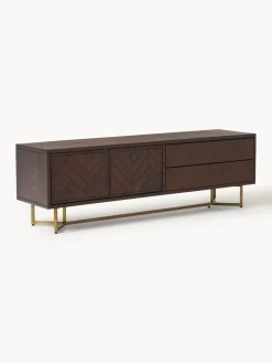 Muebles De Tv|Muebles De Tv>Westwing Collection Aparador de madera de mango Luca Madera de mango, dorado