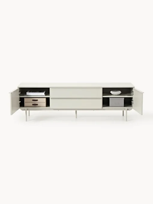Muebles De Tv|Muebles De Tv>Westwing Collection Aparador de madera Elona Beige claro brillante