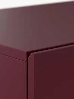 Muebles De Tv|Muebles De Tv></noscript>Westwing Collection Aparador de madera Joe Rojo vino, plateado