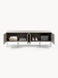 Muebles De Tv|Muebles De Tv></noscript>Westwing Collection Aparador de madera Joe Taupe, plateado