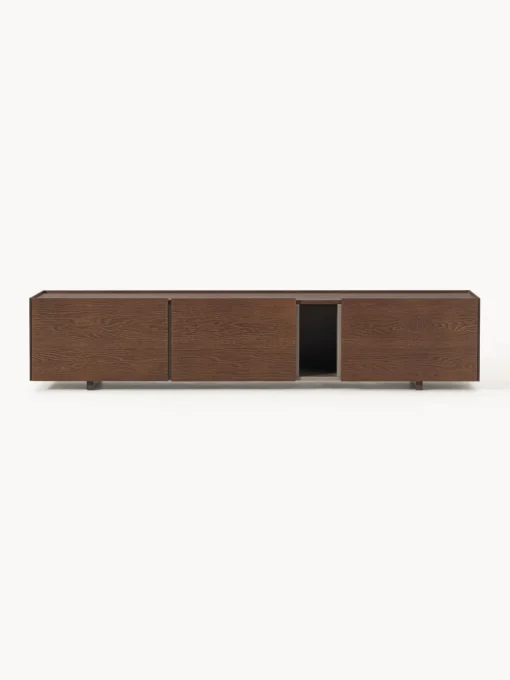 Muebles De Tv|Muebles De Tv>Westwing Collection Aparador de madera Larsen Madera de roble lacada en marrón oscuro