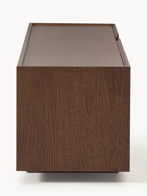 Muebles De Tv|Muebles De Tv>Westwing Collection Aparador de madera Larsen Madera de roble lacada en marrón oscuro