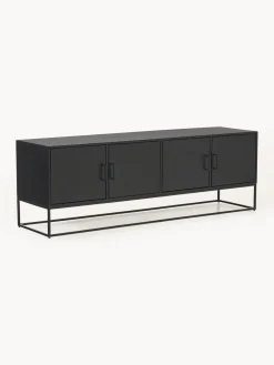 Muebles De Tv|Muebles De Tv>Westwing Collection Aparador de madera maciza de mango Lyle Negro