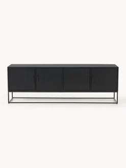 Muebles De Tv|Muebles De Tv>Westwing Collection Aparador de madera maciza de mango Lyle Negro