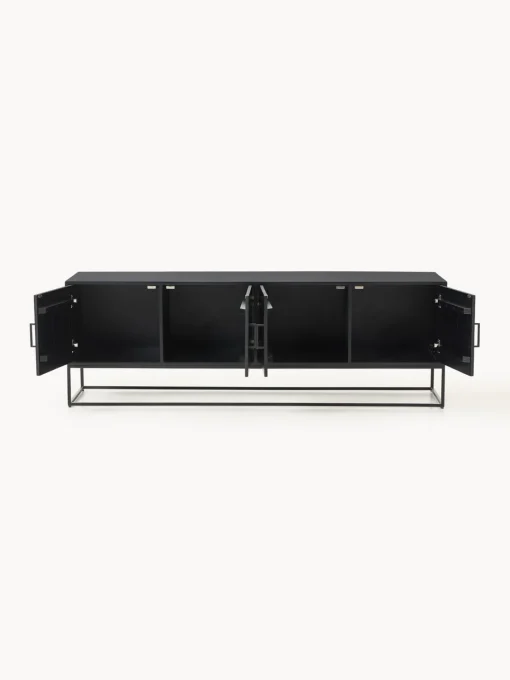 Muebles De Tv|Muebles De Tv>Westwing Collection Aparador de madera maciza de mango Lyle Negro