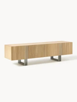 Muebles De Tv|Muebles De Tv>Westwing Collection Aparador de madera Ross Madera de roble lacado en claro