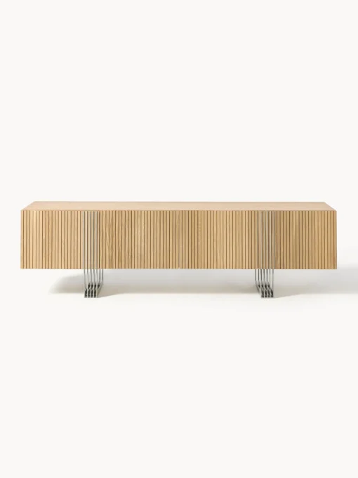 Muebles De Tv|Muebles De Tv>Westwing Collection Aparador de madera Ross Madera de roble lacado en claro