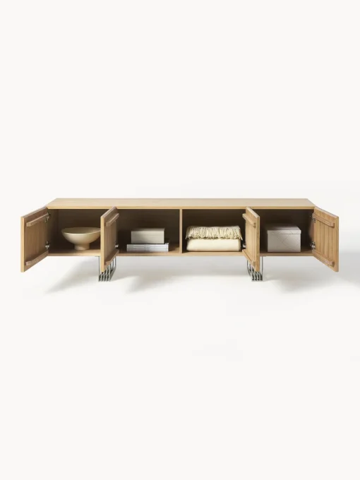 Muebles De Tv|Muebles De Tv>Westwing Collection Aparador de madera Ross Madera de roble lacado en claro