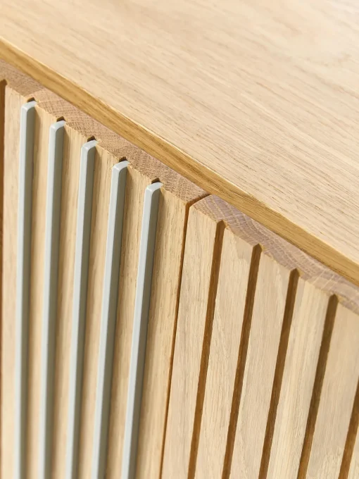 Muebles De Tv|Muebles De Tv>Westwing Collection Aparador de madera Ross Madera de roble lacado en claro