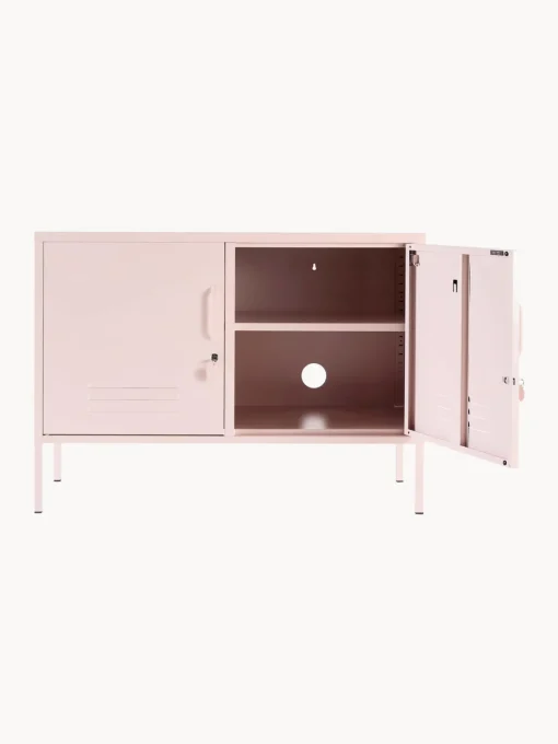 Armarios Infantiles|Aparadores>Mustard Made Aparador de metal The Lowdown Rosa claro