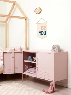 Armarios Infantiles|Aparadores></noscript>Mustard Made Aparador de metal The Lowdown Rosa claro
