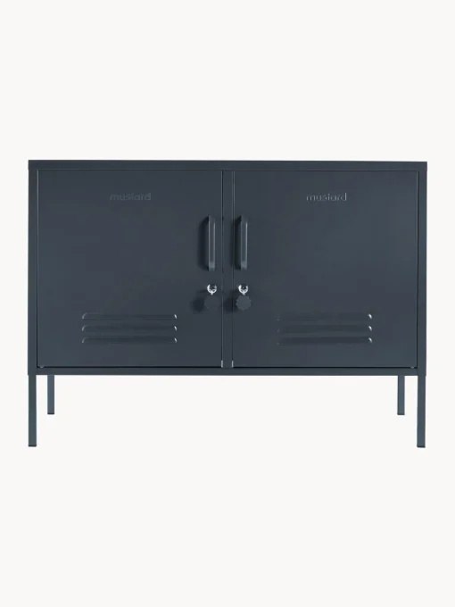 Armarios Infantiles|Aparadores>Mustard Made Aparador de metal The Lowdown Gris antracita