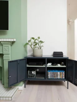 Armarios Infantiles|Aparadores></noscript>Mustard Made Aparador de metal The Lowdown Gris antracita