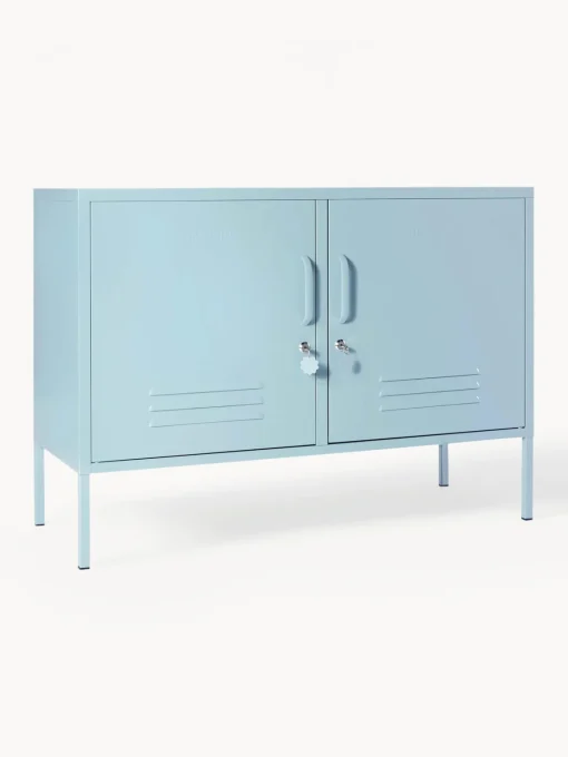 Armarios Infantiles|Aparadores>Mustard Made Aparador de metal The Lowdown Azul claro