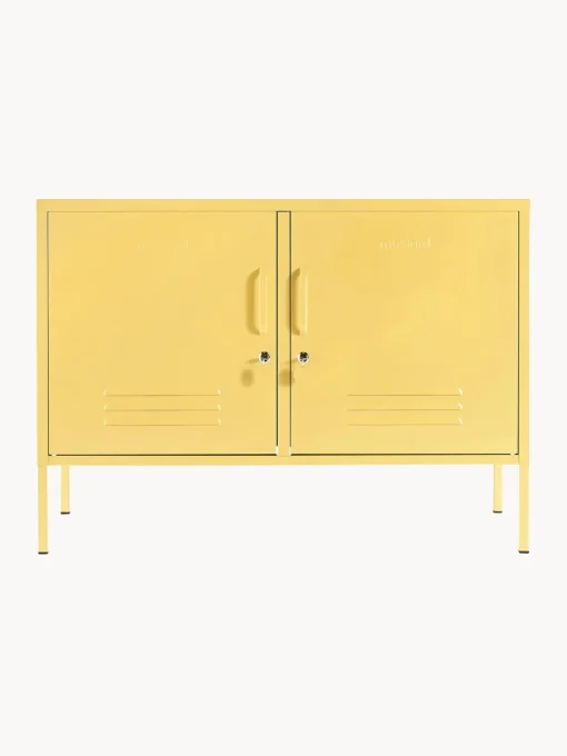 Armarios Infantiles|Aparadores>Mustard Made Aparador de metal The Lowdown Amarillo claro