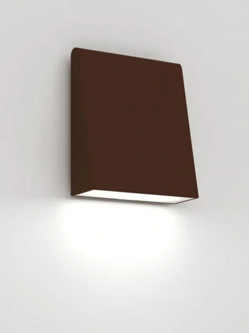 Apliques De Pared De Exterior|Apliques De Pared De Exterior>Artemide Aplique LED para exterior Cuneo Rojo óxido