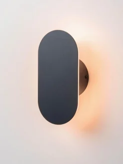 Apliques De Pared De Exterior|Apliques De Pared De Exterior></noscript>Houseof Aplique para exterior LED regulable Mini Negro