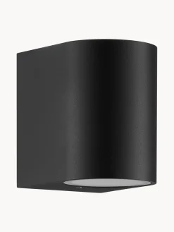 Apliques De Pared De Exterior|Lámparas De Techo></noscript> Aplique pequeño regulable para exterior Dion Negro