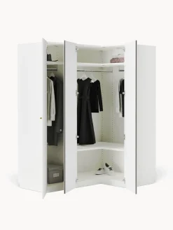 Clearance Armario esquinero modular Charlotte, 3 puertas (165 cm), diferentes variantes Armarios Esquineros|Armarios Modulares