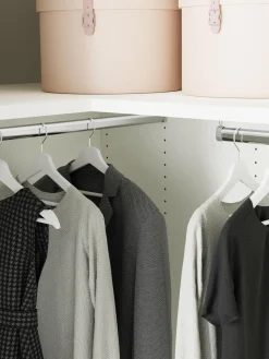 Clearance Armario esquinero modular Charlotte, 3 puertas (165 cm), diferentes variantes Armarios Esquineros|Armarios Modulares