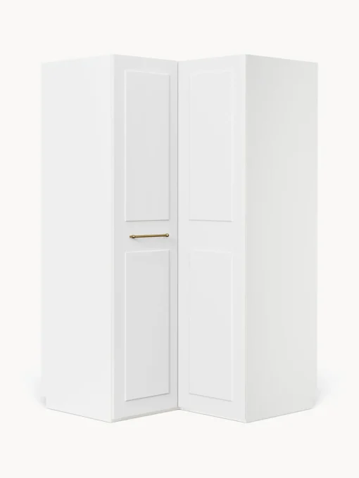 Armarios Esquineros|Armarios Modulares>Westwing Collection Armario esquinero modular Charlotte, 2 puertas (115 cm) Blanco