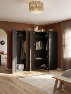 New Armario esquinero modular Simone, 4 puertas (215 cm), diferentes variantes Armarios Esquineros|Armarios Modulares