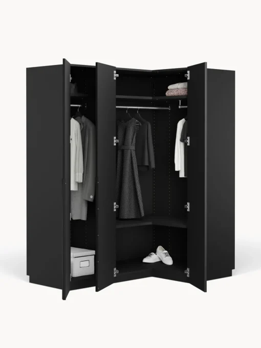 Hot Armario esquinero modular Leon, 3 puertas (165 cm), diferentes variantes Armarios Esquineros|Armarios Modulares