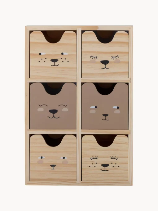 Hot Armario infantil de madera de pino Calle Niños Decoración Infantil|Cestas Y Cajas
