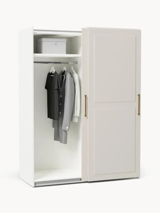 Armarios Con Puerta Corredera|Armarios Modulares>Westwing Collection Armario modular Charlotte, 2 puertas correderas (150 cm), diferentes variantes Beige