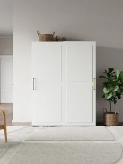 Armarios Modulares|Armarios Con Puerta Corredera></noscript>Westwing Collection Armario modular Charlotte, 2 puertas correderas (150 cm), diferentes variantes Blanco