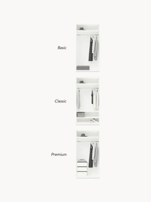 Clearance Armario modular Charlotte, An 100 cm, variantes diferentes Armarios Empotrados|Armarios Modulares