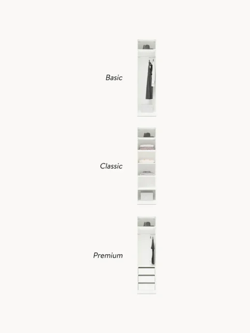 Sale Armario modular Charlotte, An 50 cm, variantes diferentes Armarios Empotrados|Armarios Modulares