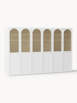 Armarios Empotrados|Armarios Modulares>Westwing Collection Armario modular Jeanne, 6 puertas (300 cm), diferentes opciones Blanco