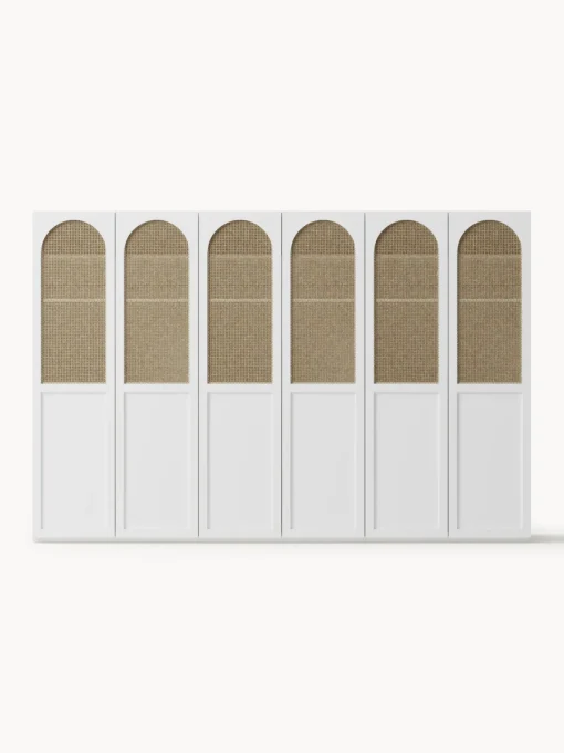 Armarios Empotrados|Armarios Modulares>Westwing Collection Armario modular Jeanne, 6 puertas (300 cm), diferentes opciones Blanco
