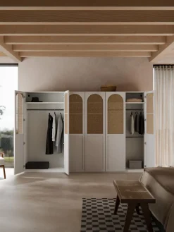 Armarios Empotrados|Armarios Modulares></noscript>Westwing Collection Armario modular Jeanne, 6 puertas (300 cm), diferentes opciones Blanco