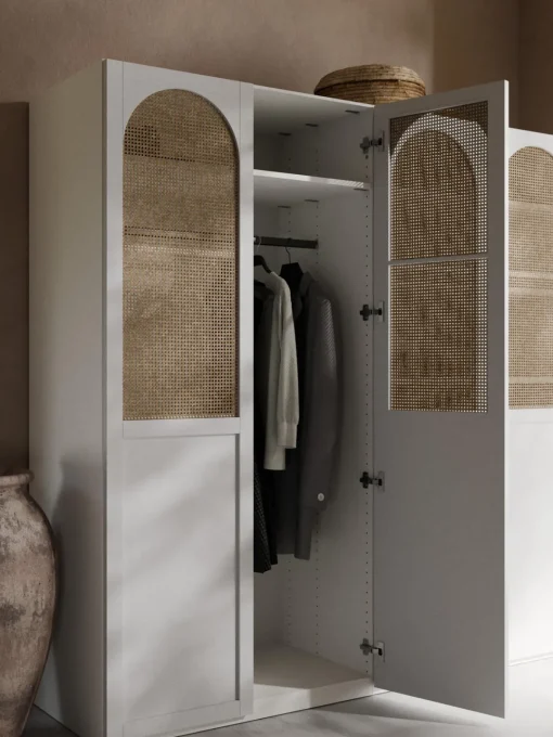 Armarios Empotrados|Armarios Modulares>Westwing Collection Armario modular Jeanne, 2 puertas (200 cm), variantes diferentes Blanco