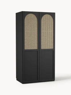 Armarios Empotrados|Armarios Modulares>Westwing Collection Armario modular Jeanne, 2 puertas (100 cm), diferentes opciones Negro