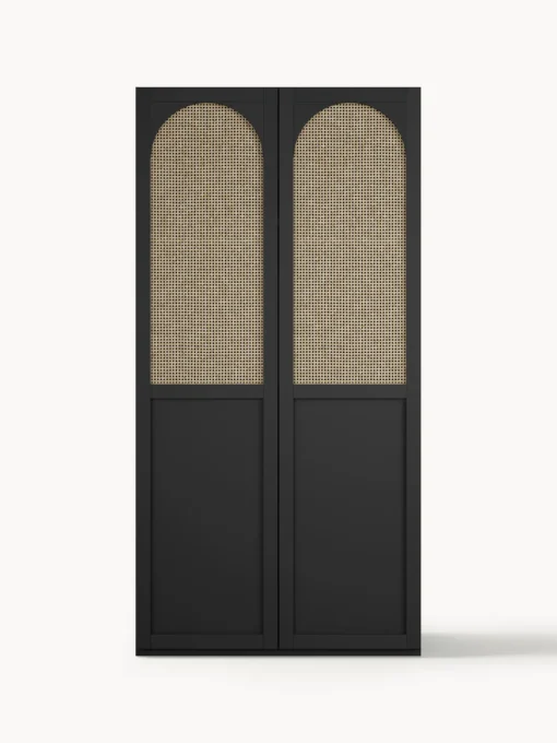 Armarios Empotrados|Armarios Modulares>Westwing Collection Armario modular Jeanne, 2 puertas (100 cm), diferentes opciones Negro