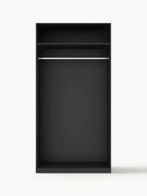 Armarios Empotrados|Armarios Modulares>Westwing Collection Armario modular Jeanne, 2 puertas (100 cm), diferentes opciones Negro