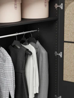 Armarios Empotrados|Armarios Modulares></noscript>Westwing Collection Armario modular Jeanne, 2 puertas (100 cm), diferentes opciones Negro